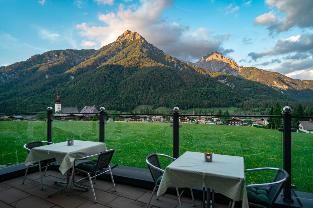 Hotel Landhaus Tirolerherz ザンクト・ウルリッヒ・アム・ピラーゼー エクステリア 写真